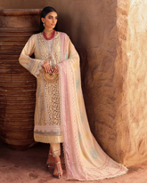 3-PC Unstitched Chikakari Doriya Lawn By Nureh | NE-159